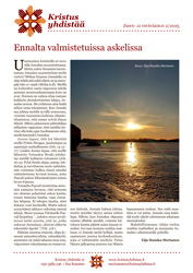 Kristus yhdistää ry:n jäsenkirjeen etusivu